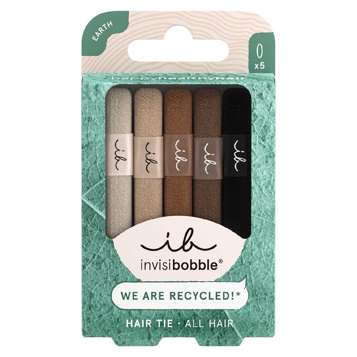 Invisibobble Hair Tie Mocha 5Pcs Multicolor