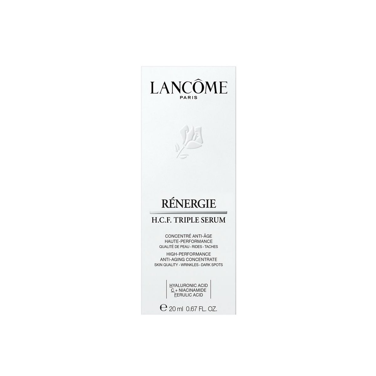 Lancome Rénergie H.c.f. Anti-Ageing Triple Serum 20Ml (Hyaluronic Acid, Vitamin C+ Niacinamide, And Ferulic Acid)