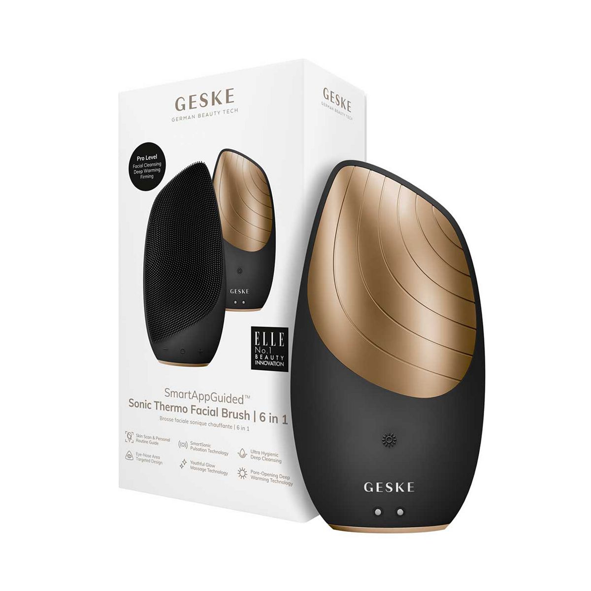 Geske Sonic Thermo Facial Brush 6 In 1