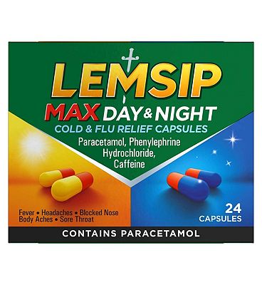 Lemsip Max Day & Night Cold & Flu Relief Capsules 24s