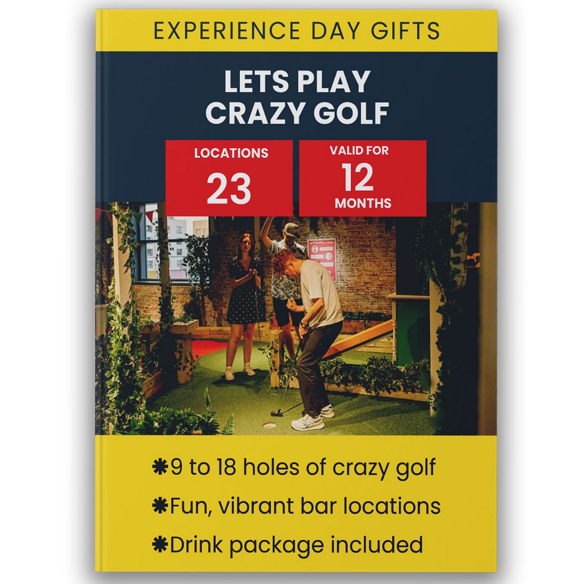 Activity Superstore Let's Play Crazy Golf Gift Experience