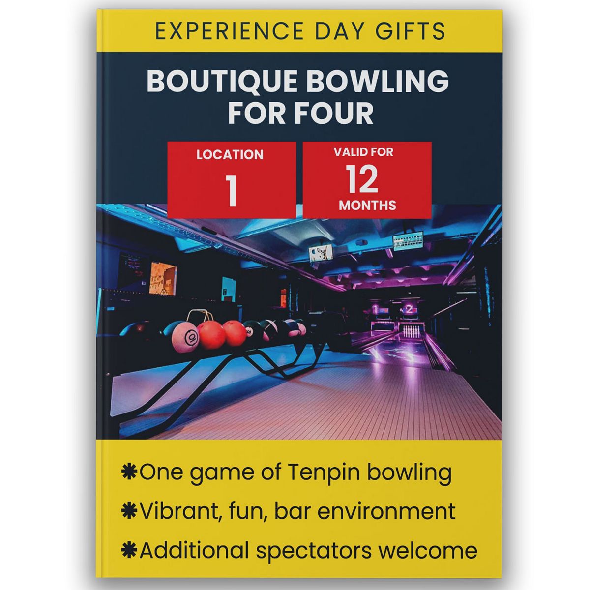 Activity Superstore Boutique Bowling For Four Gift Experience