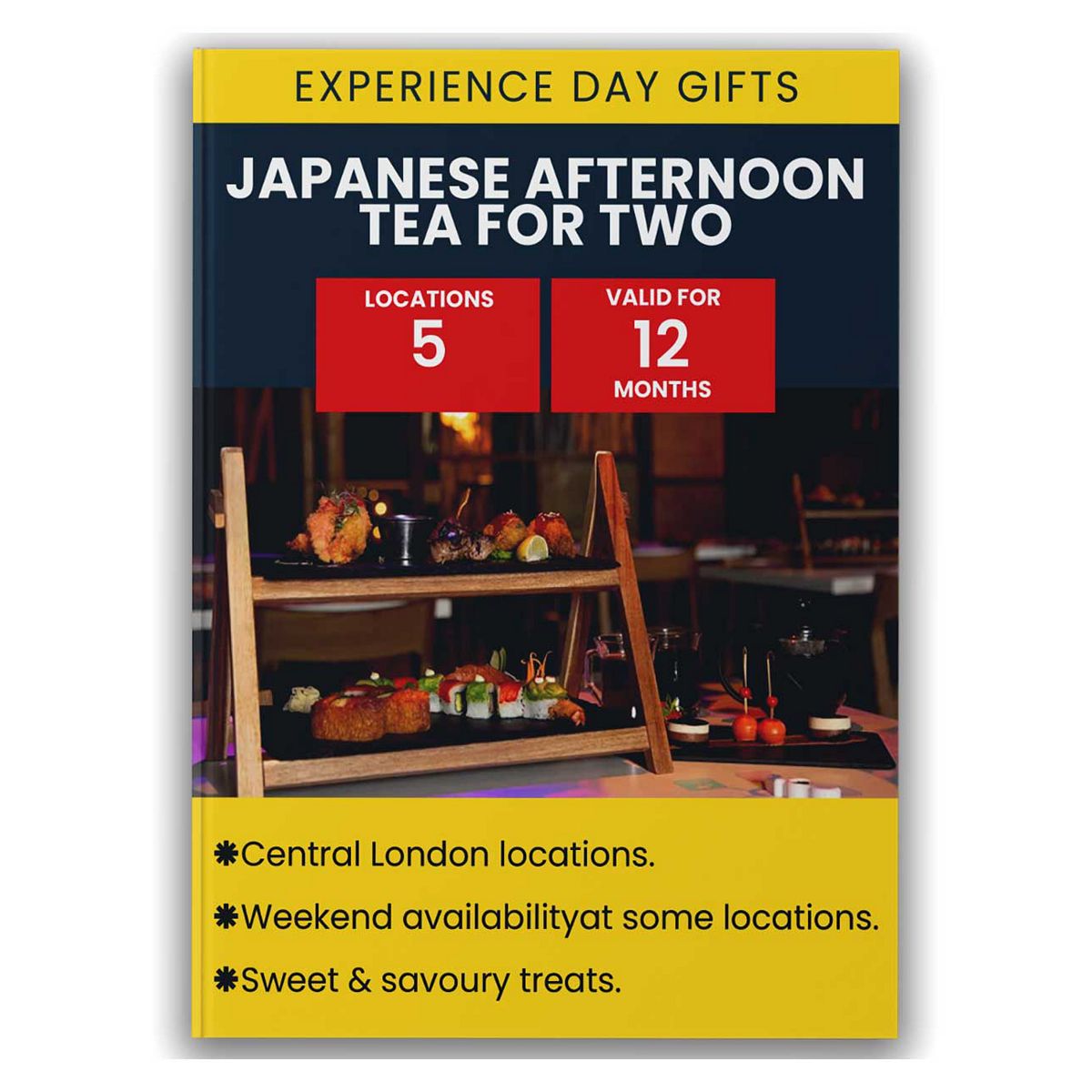 Activity Superstore Japanese Afternoon Tea For Two Gift Experience