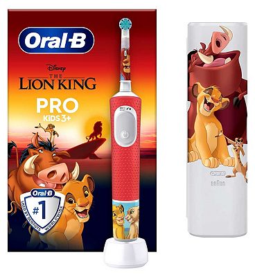 Oral-B Pro Kids Lion King Electric Toothbrush With Travel Case