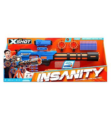 X-Shot Insanity Motorized Rage Fire Gatling Gun