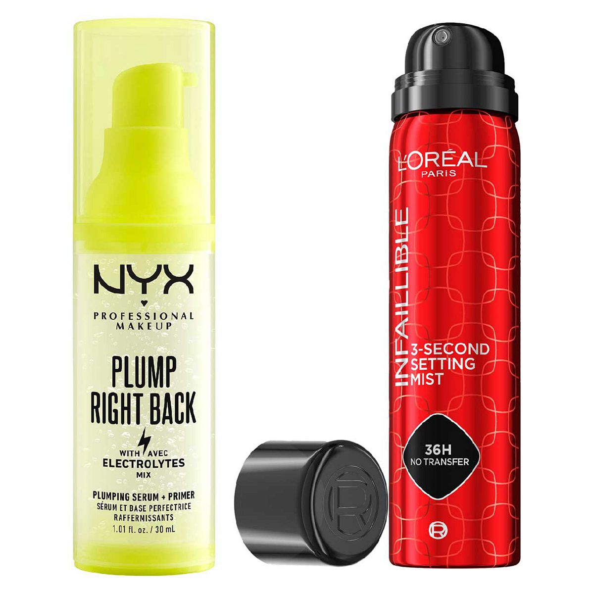L'Oreal Nyx X Paris Duo: Plump Right Back Prime & Infallible Setting Spray