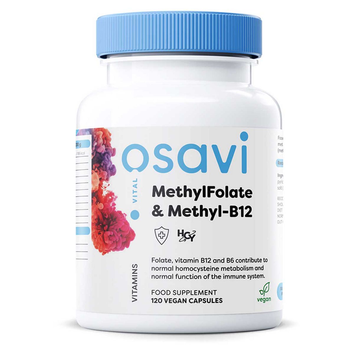 Osavi - Methylfolate & Methyl-B12 120 Vegan Capsules