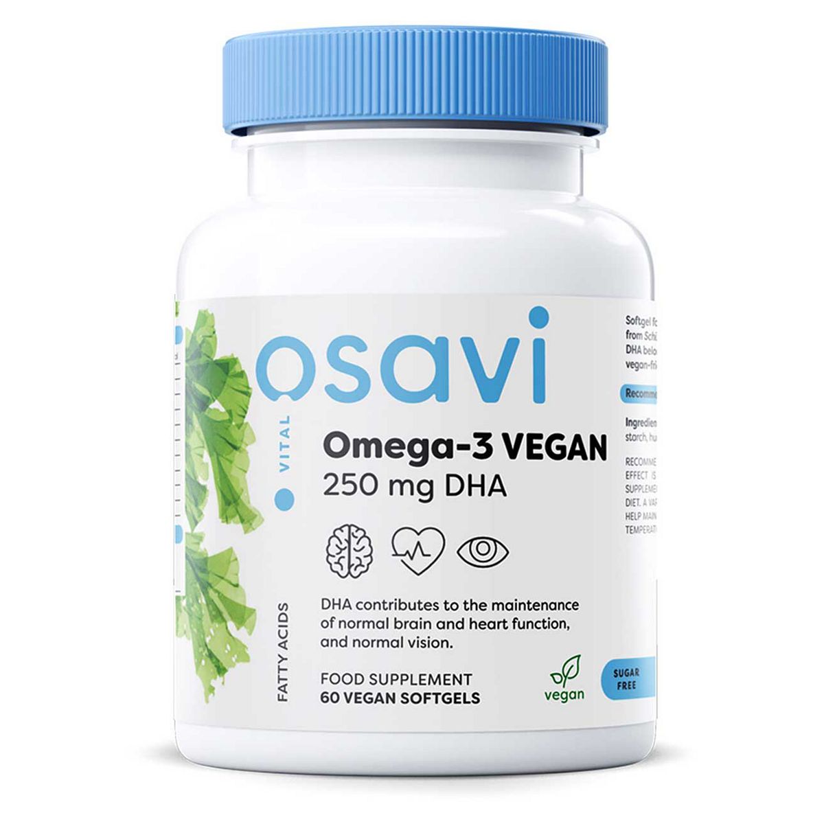 Osavi - Omega-3 Vegan, 250Mg Dha 60 Vegan Softgels