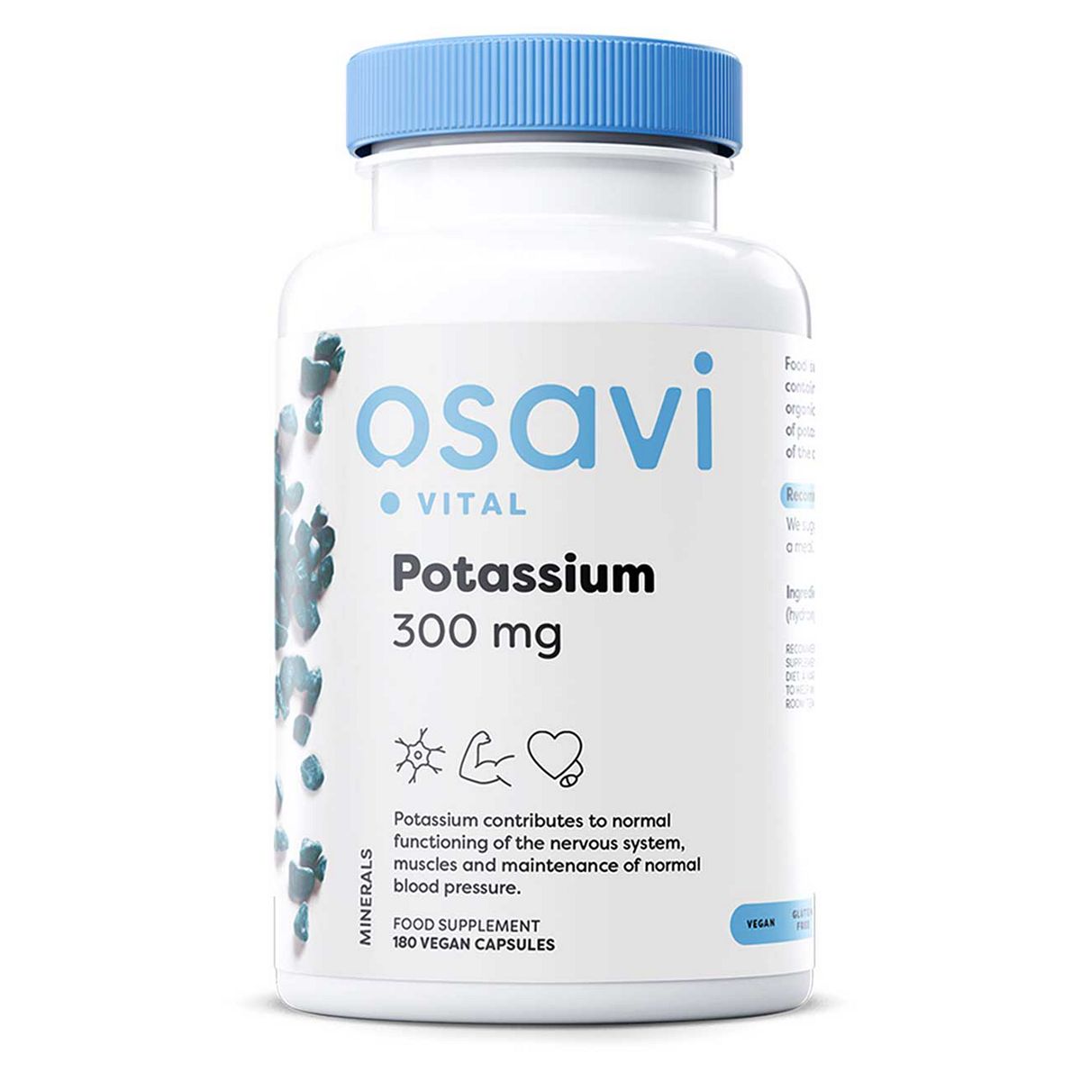 Osavi - Potassium, 300Mg 180 Vegan Capsules