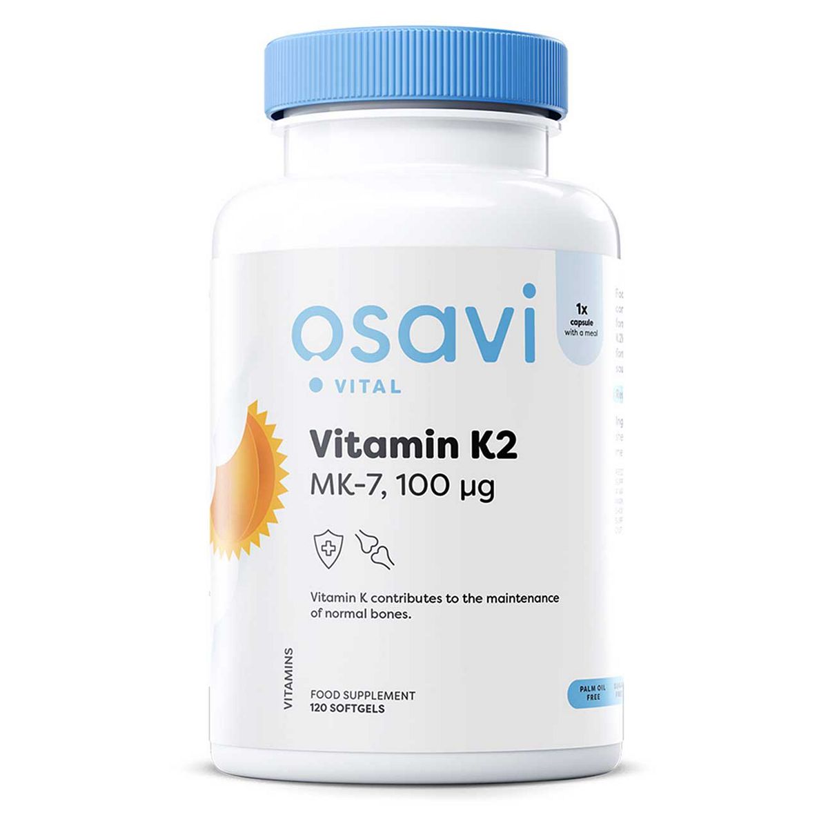 Osavi - Vitamin K2 Mk-7, 100Mcg 120 Softgels