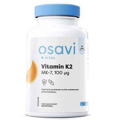 Click to view product details and reviews for Osavi Vitamin K2 Mk 7 100mcg 120 Softgels.