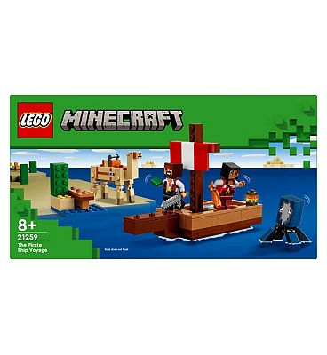 LEGO Minecraft The Pirate Ship Voyage Toy Set