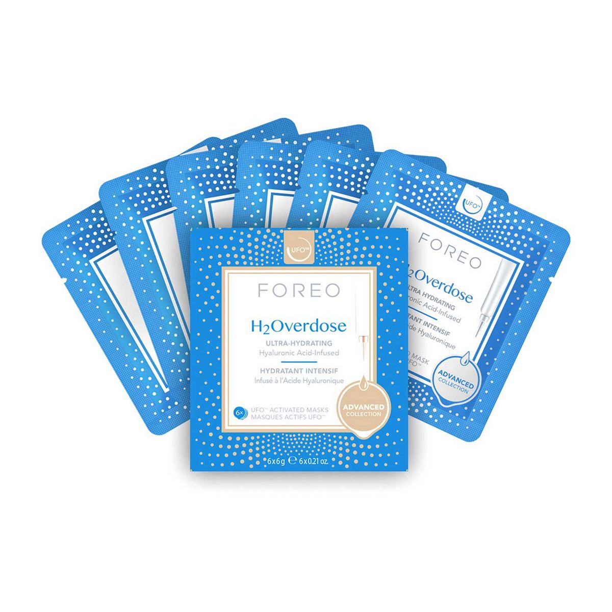 Foreo H2Overdose Ufo™ Activated Ultra-Hydrating Face Masks For Dry Skin