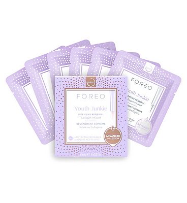 Foreo Youth Junkie UFO Activated Intense Renewal Face Masks for Dry Skin with Fine Lines