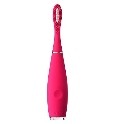 Foreo ISSA Kids Silicone Sonic Toothbrush for Kids Aged 5 to 12 - Rose Nose Hippo
