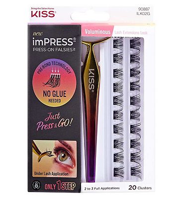 KISS imPRESS No Glue Eyelash Cluster - Voluminous