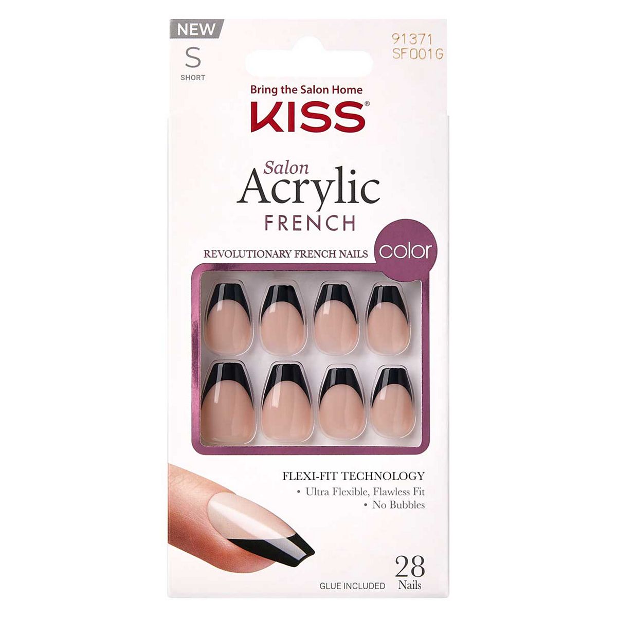 Kiss Salon French Falsenail Flame
