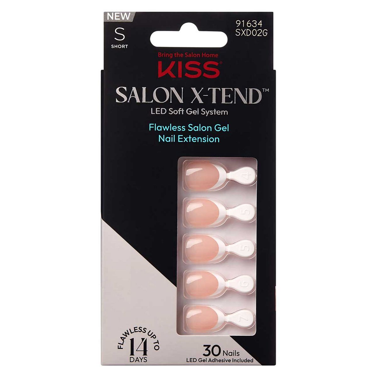 Kiss Salon X-Tend Nails Nonsense Multicolor