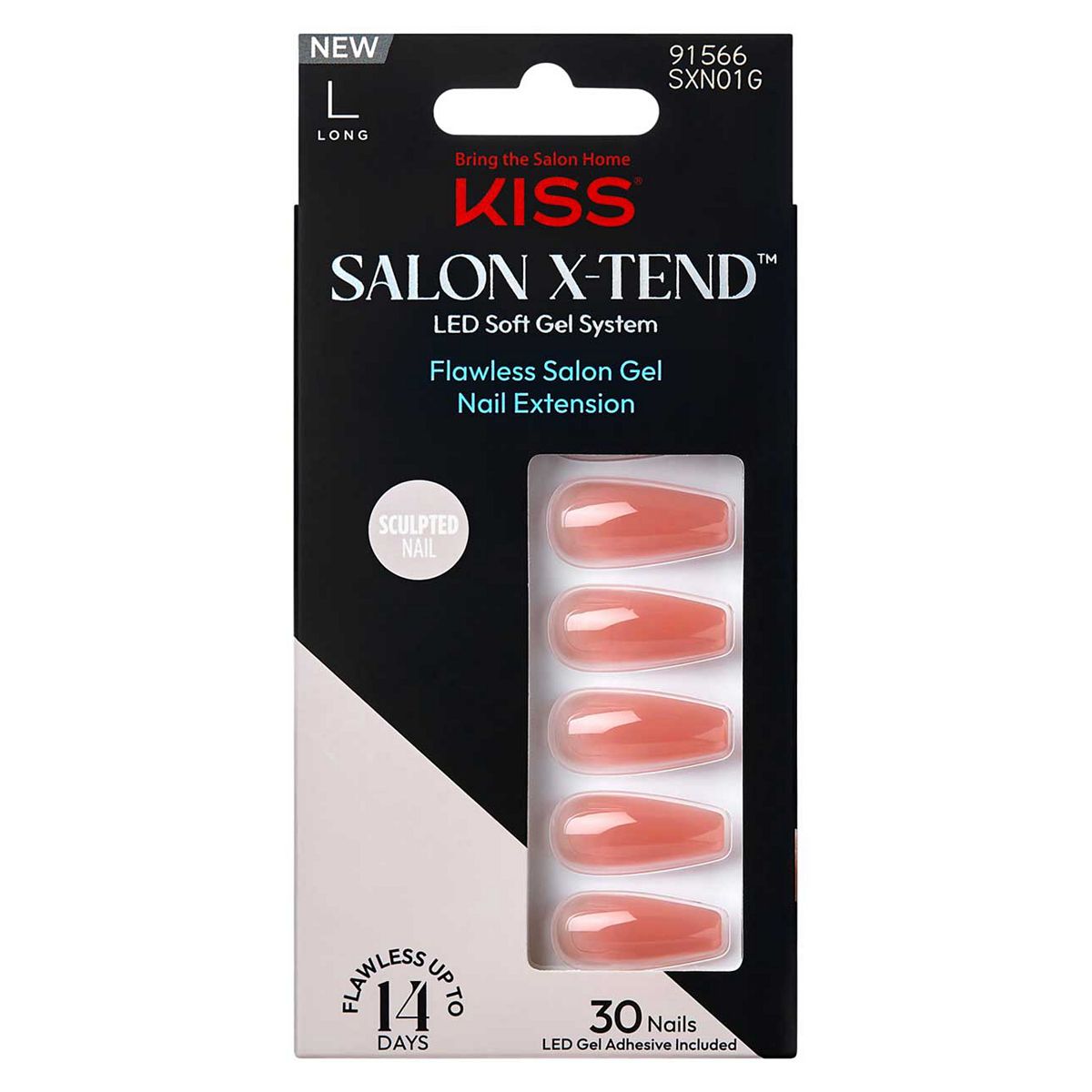 Kiss Salon X-Tend Nails Flowers