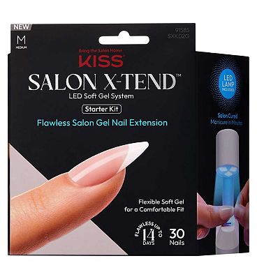 KISS Salon X-Tend Starter Kit White Medium Oval 36