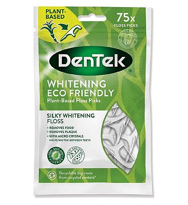 DenTek Eco Whitening Floss Picks 75s