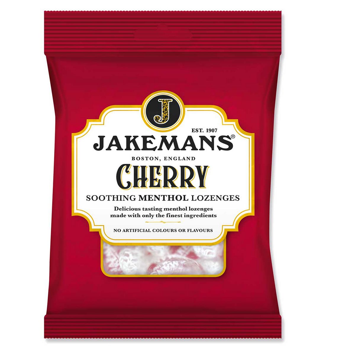 Jakemans Cherry Soothing Menthol Lozenges 160G