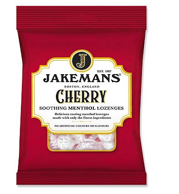 Jakemans Cherry Soothing Menthol Lozenges 160g