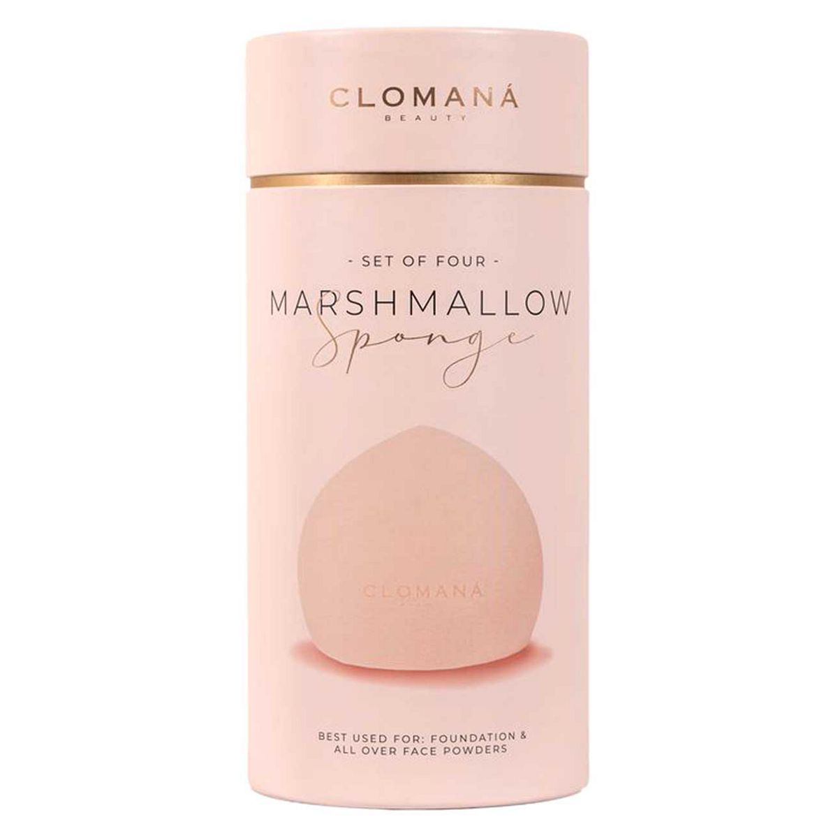 Clomana Beauty Ltd Clomana Beauty Limited Marshmallow Sponge Pack 4S