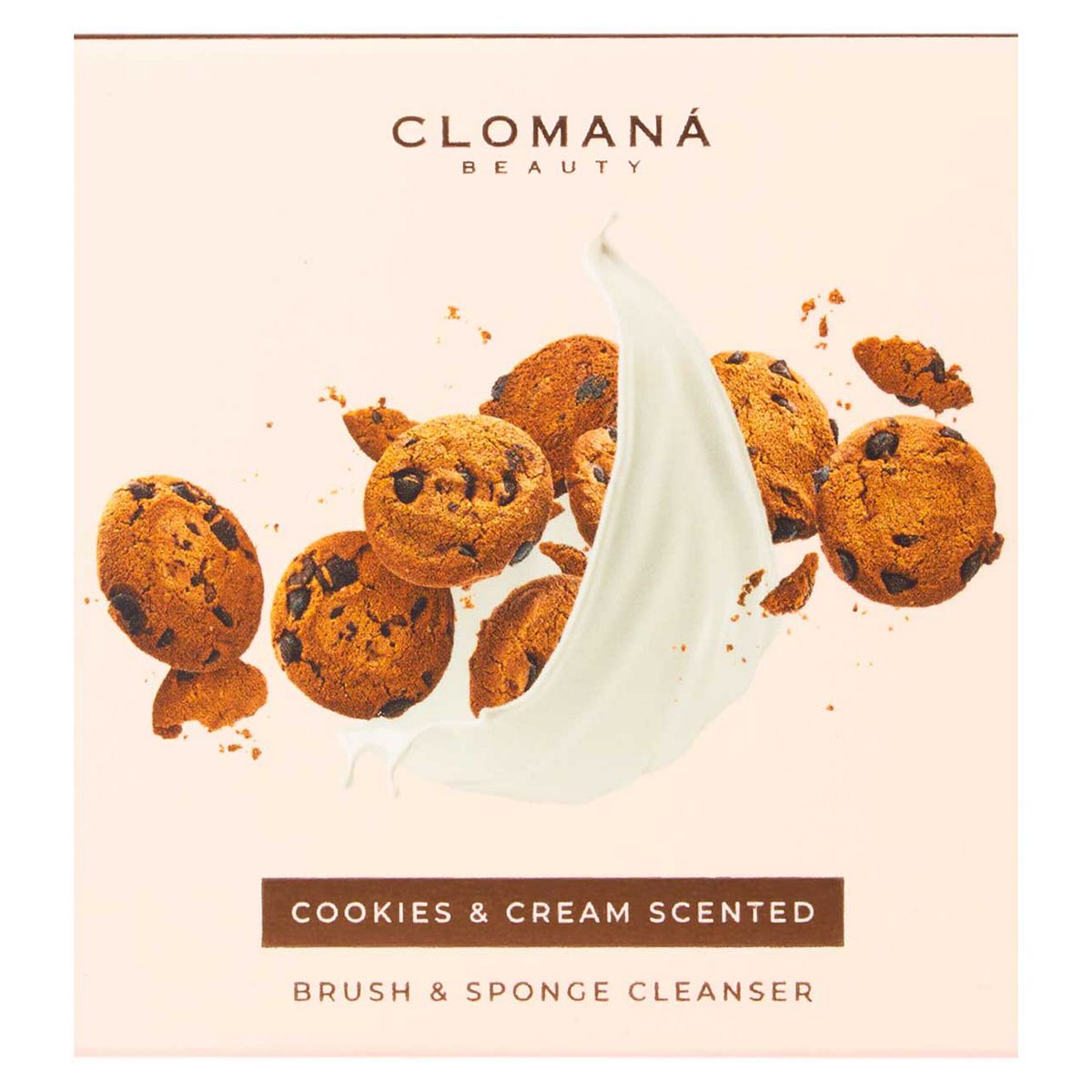 Clomana Beauty Ltd Clomana Beauty Limited Brush And Sponge Cleanser Cookies Cream 114g