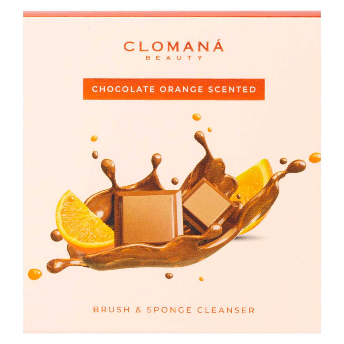 Clomana Beauty Ltd Clomana Beauty Limited Brush And Sponge Cleanser Chocolate Orange 114g