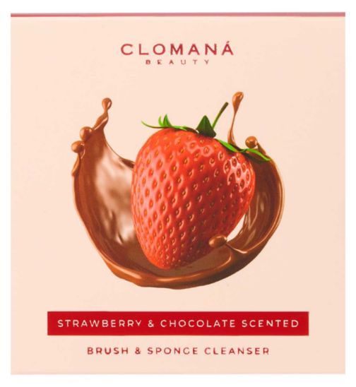Clomana Beauty Limited Brush and Sponge Cleanser Strawberry and Chocolate 114g