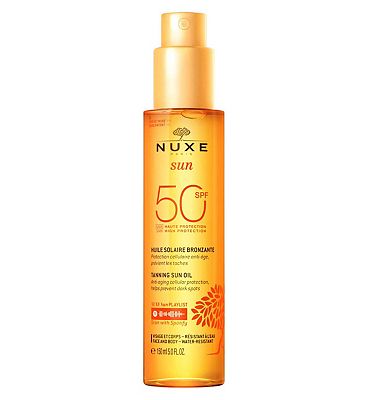 Nuxe Tanning Sun Oil spf50 High Protection Face & Body 150ml