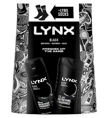 LYNX Black Duo & Socks Giftset