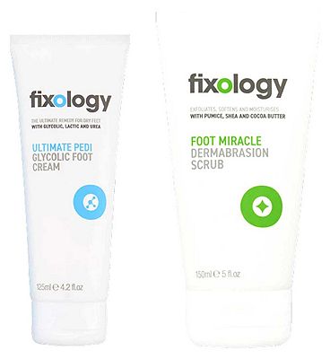 Fixology Pedi Cream & Scrub Bundle