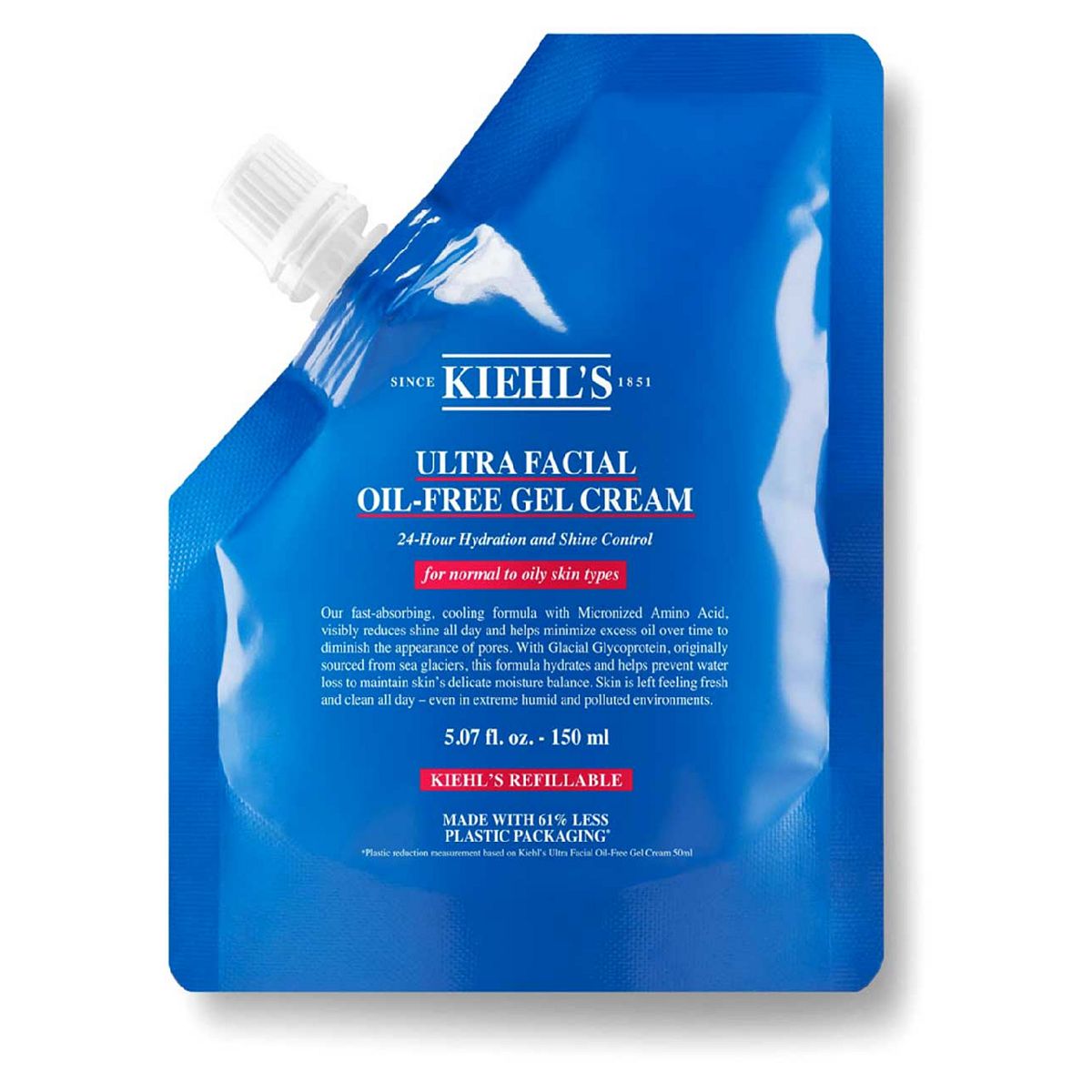 Kiehl's Ultra Facial Oil Free Gel Cream Refill Pouch 150Ml Br/>