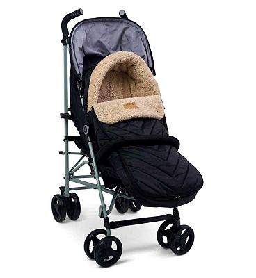 Clair de Lune Snug Pushchair Footmuff - Black