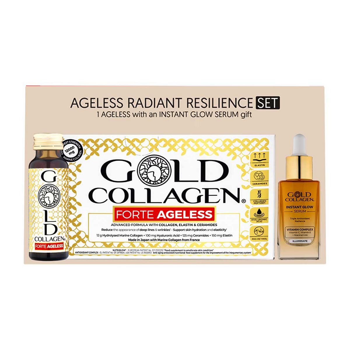 Gold Collagen Ageless Radiant Resilience Bundle