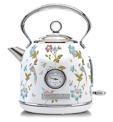 Laura Ashley 1.7L Dome Kettle Elveden White