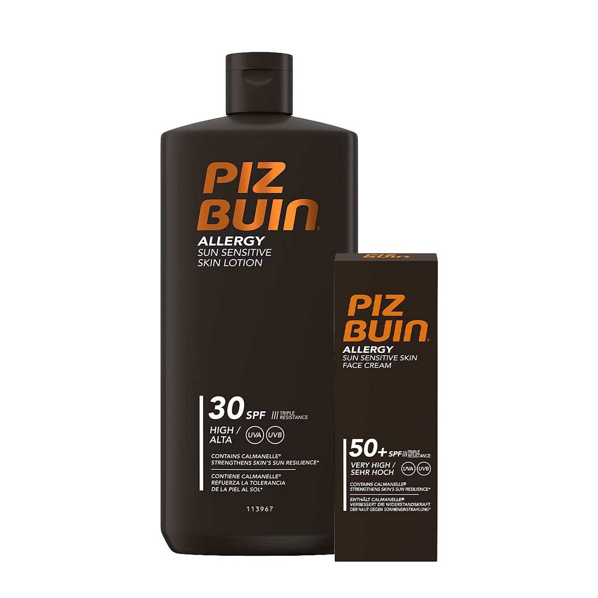Piz Buin Face & Body Spf Allergy Bundle