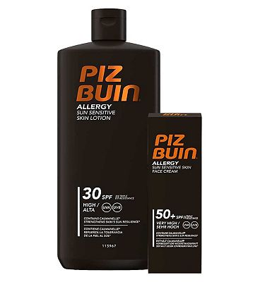 Piz Buin Face & Body SPF Allergy Bundle