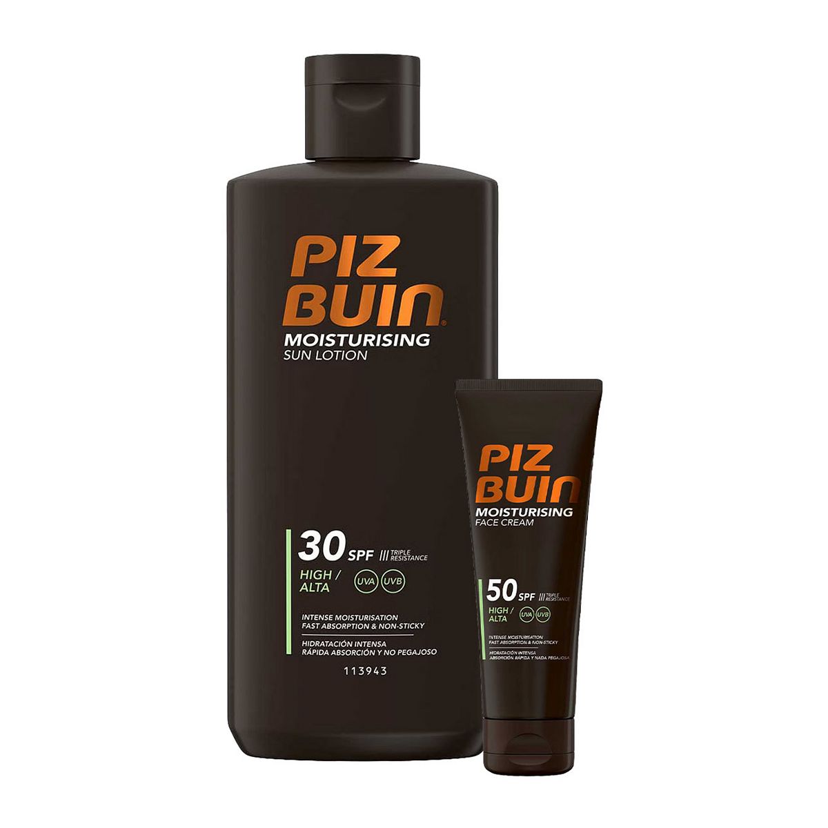 Piz Buin Face & Body Spf Moisturising Bundle
