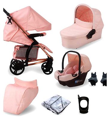 My Babiie Dani Dyer iSize Travel System MB200i Pink Plaid