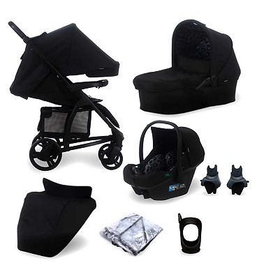 My Babiie Dani Dyer iSize Travel System MB200i Black Leopard