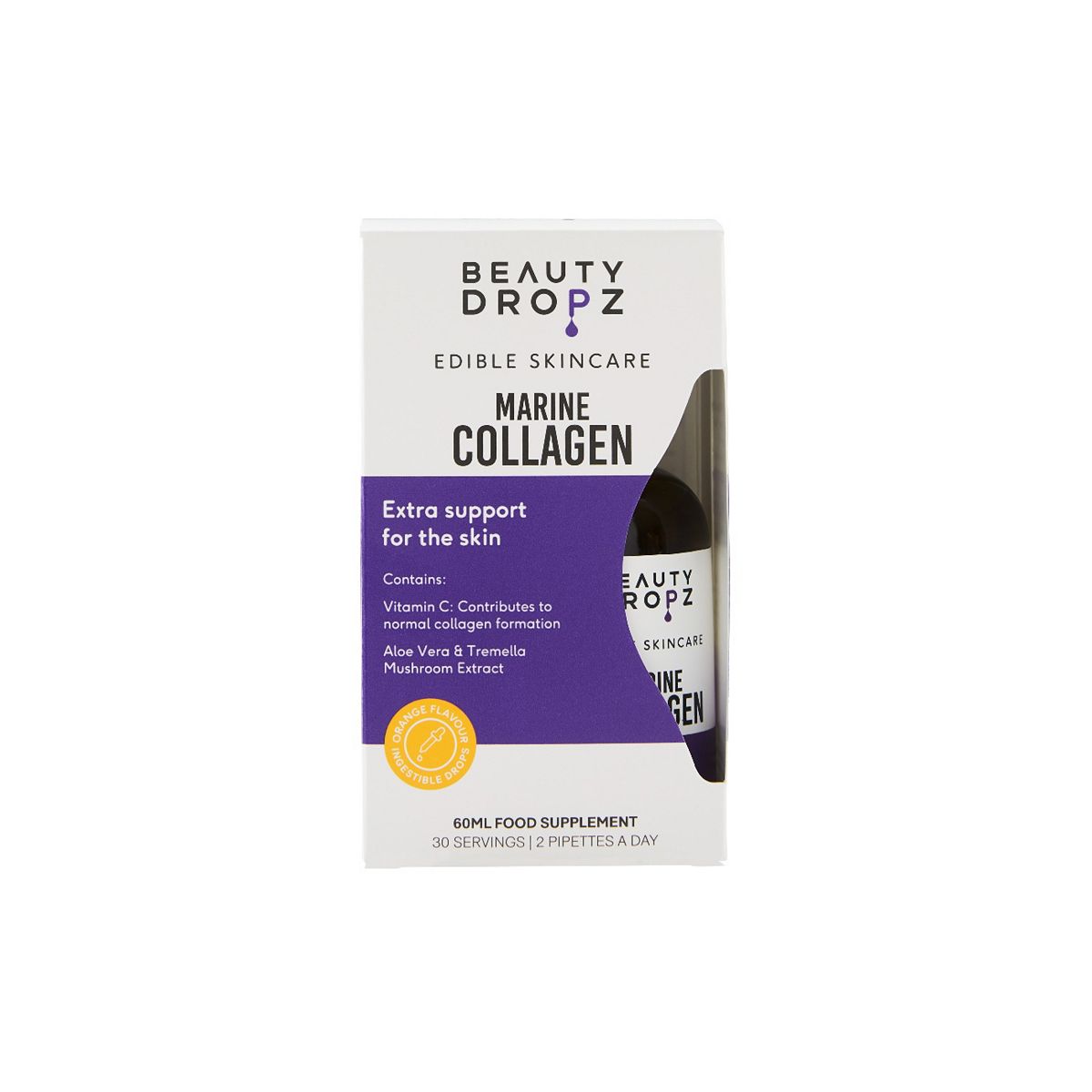 Beauty Dropz Collagen Oral Skincare Vitamins Drops 60Ml