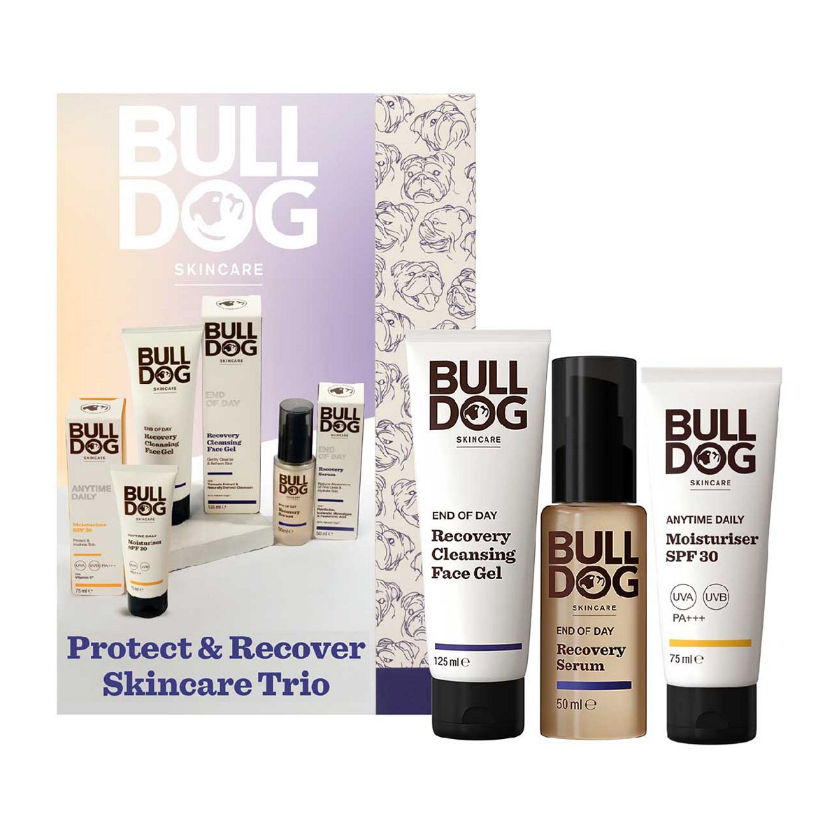 Bulldog Skincare Advanced Trio Men's Gift Set