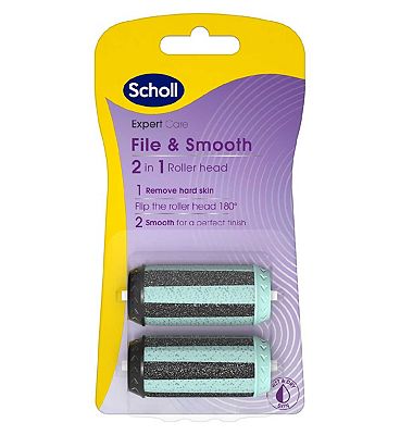 Scholl Purple Pedicure Device 2in1 Refill 2s