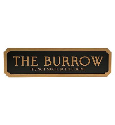 Warner Bros Harry Potter Alumni Street Sign The Burrow