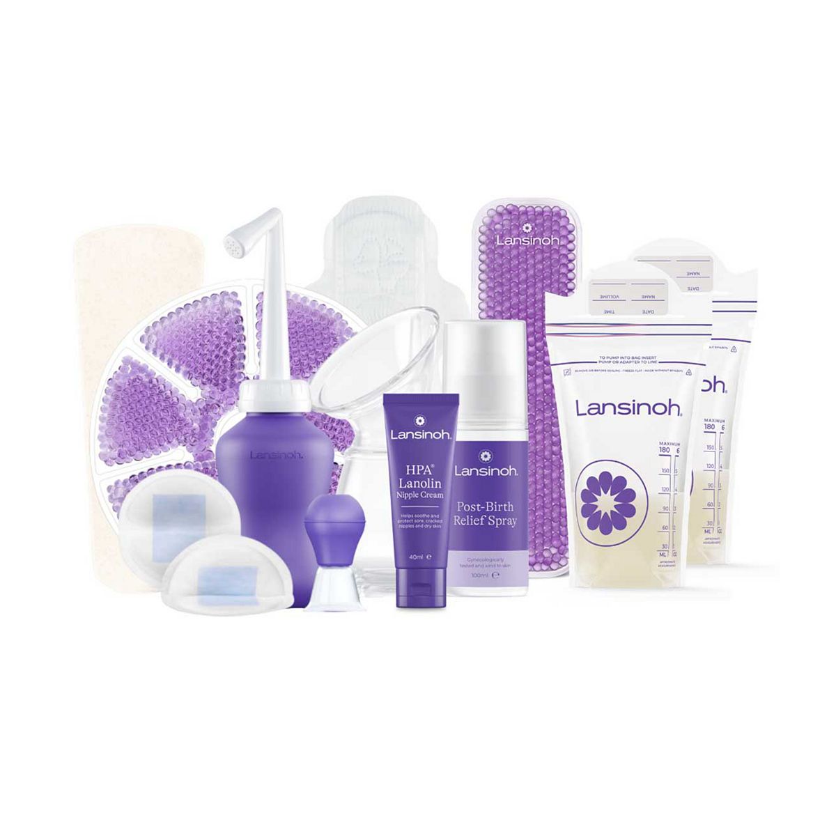 Lansinoh Birth Recovery And Breastfeeding Kit