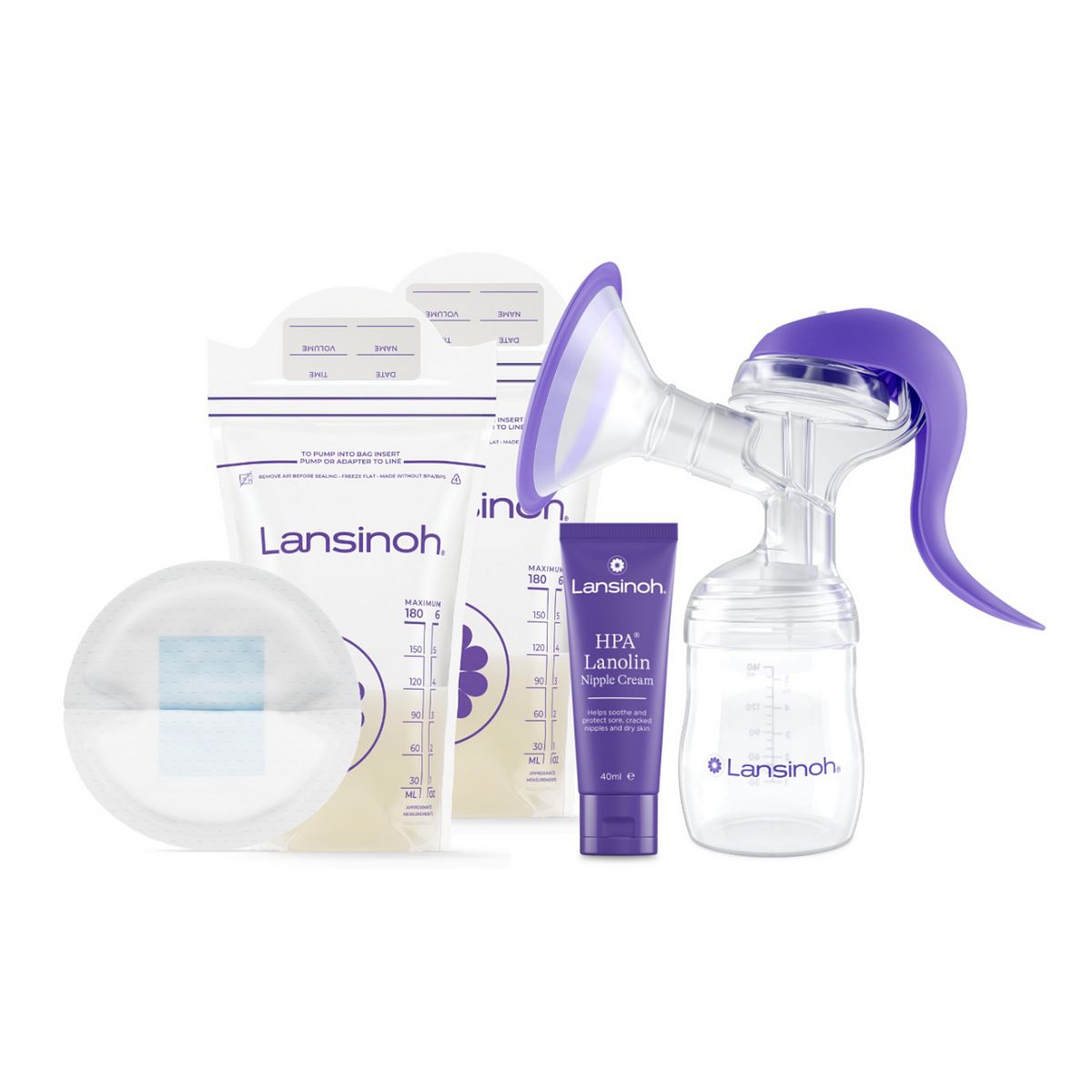 Lansinoh Manual Breast Pump Kit