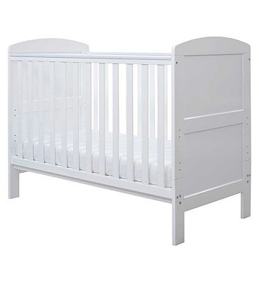 Ickle Bubba Coleby Mini Cot Bed - White